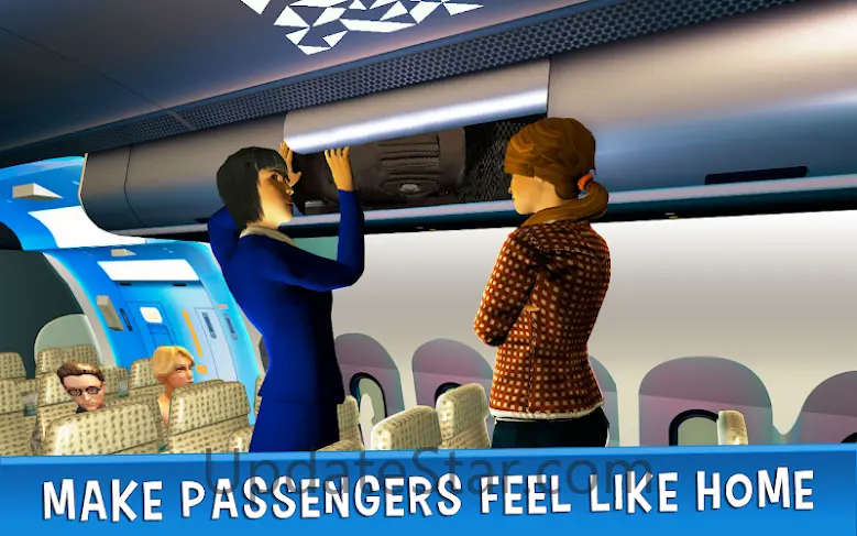 Airhostess Flight Pilot 3D Sim 3.6