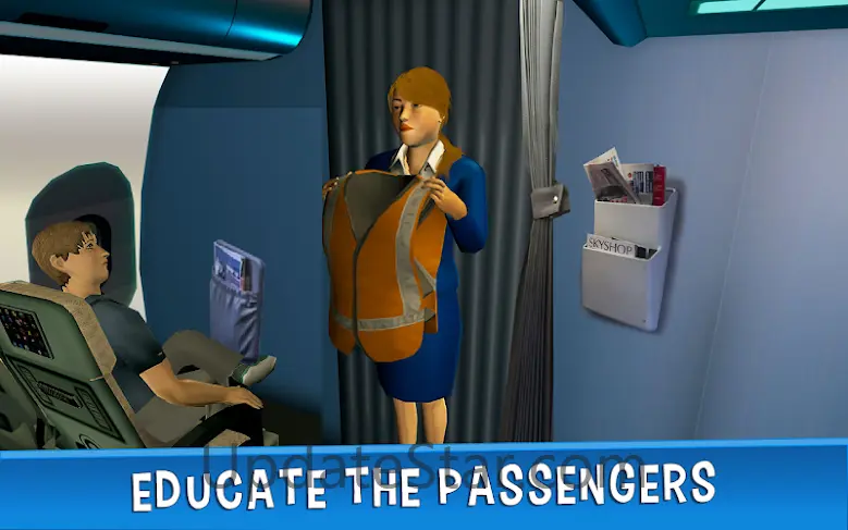 Airhostess Flight Pilot 3D Sim 3.6