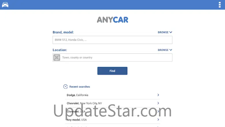 Search for used cars to buy 3.1.9