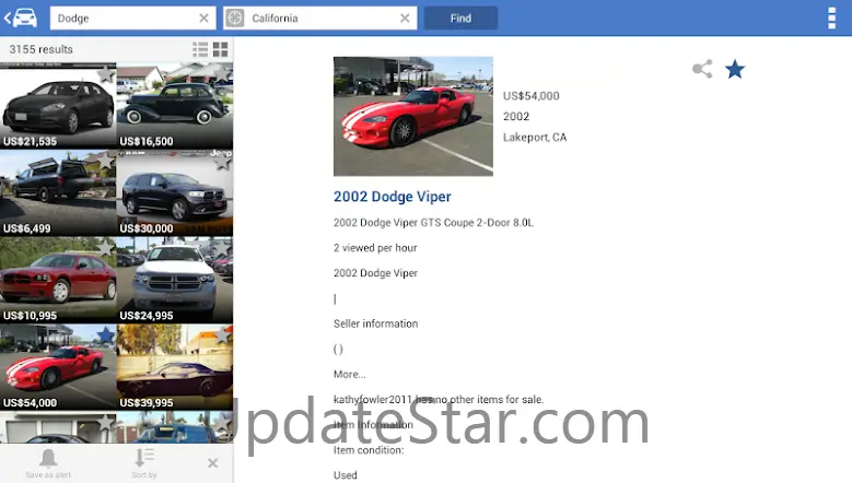 Search for used cars to buy 3.1.9