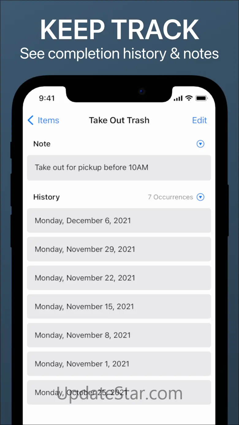 Recurrence - Task List Manager 6.0.1