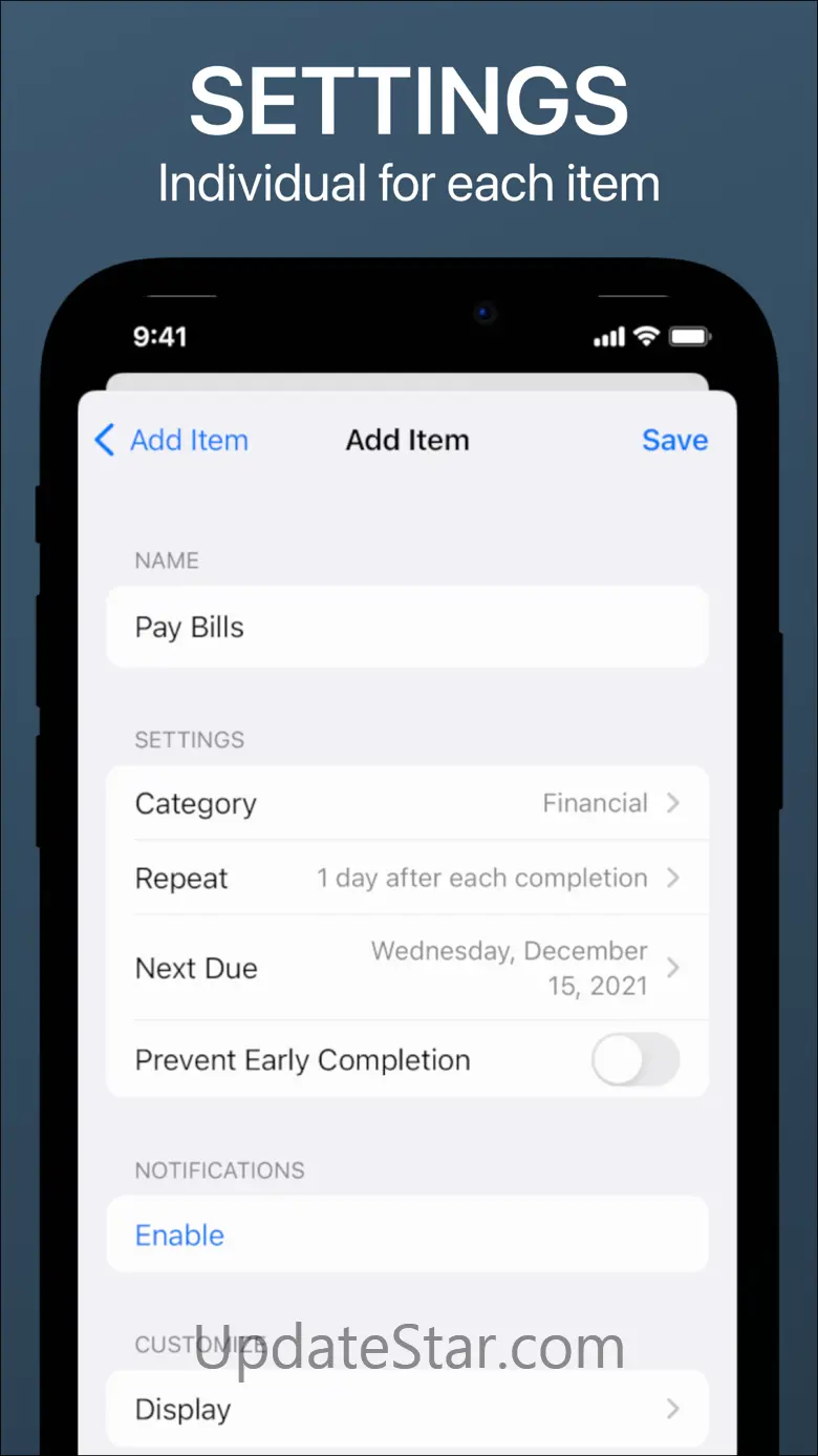 Recurrence - Task List Manager 6.0.1