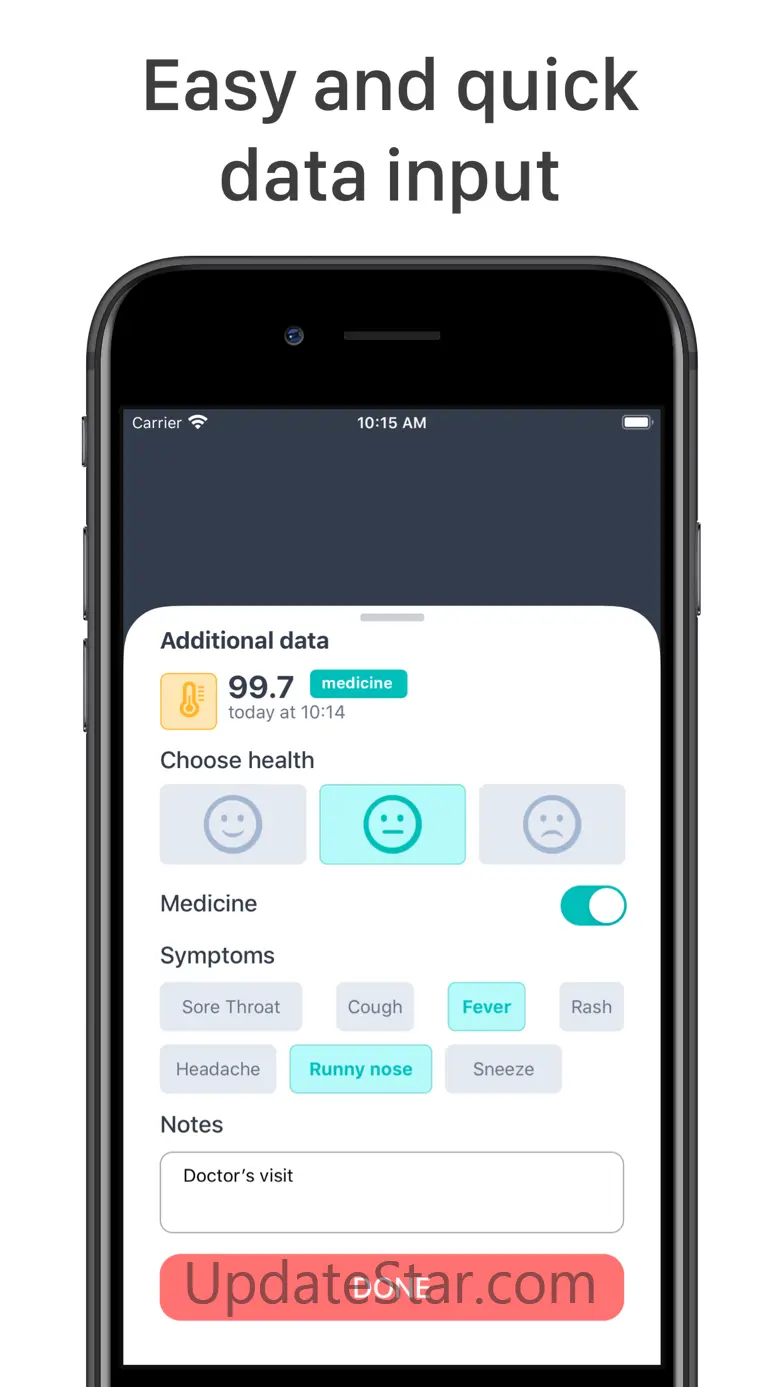 Body Temperature: Fever Diary 1.3.4