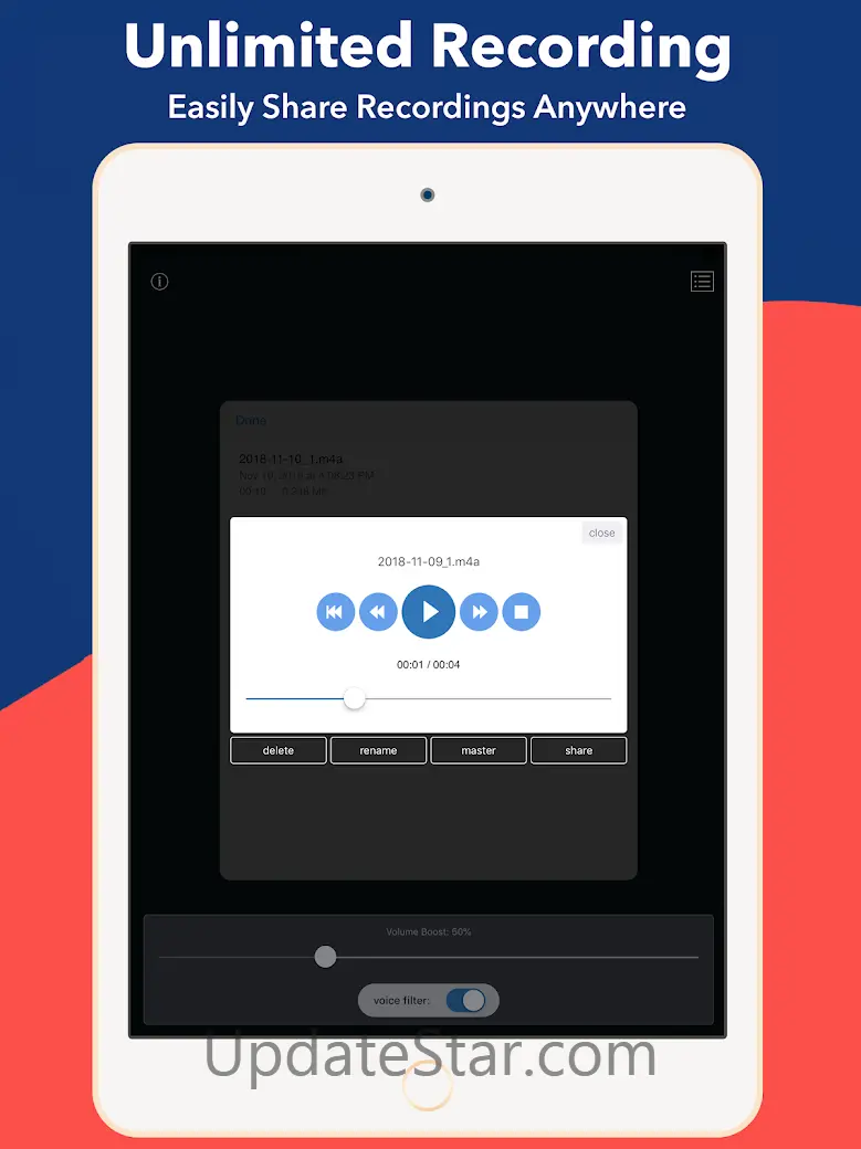 Hear Boost: Recording Ear Aid 2.5