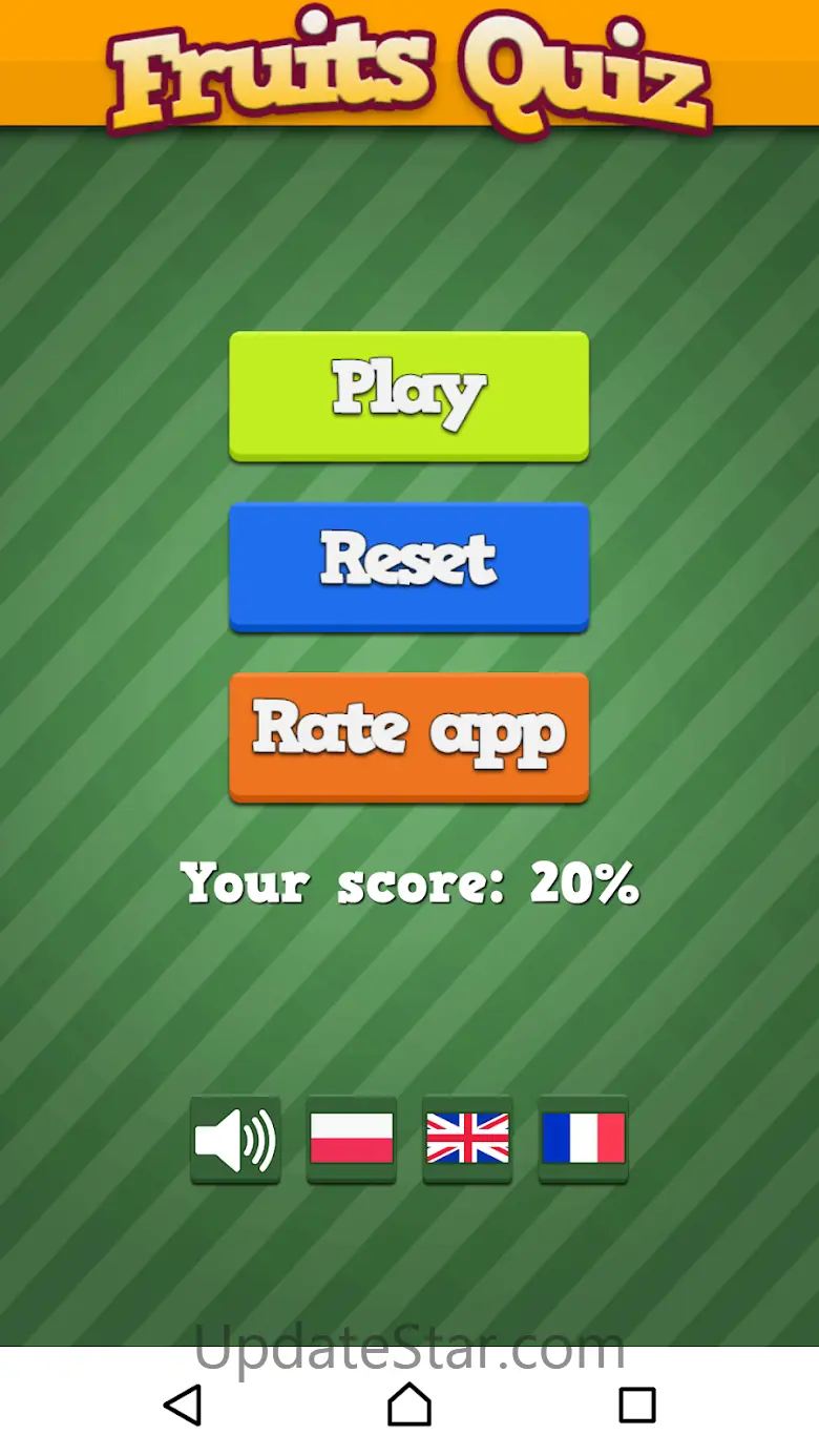 Fruits Quiz - guess and learn 1.9.0