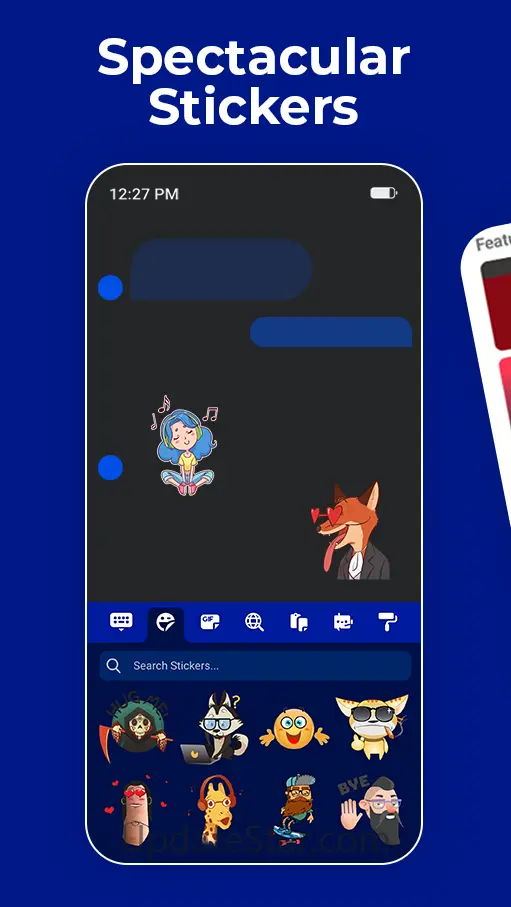 Blue AI Keyboard 54.0