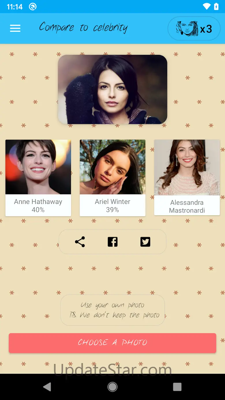 FaceScanner Who do I look like 14.2