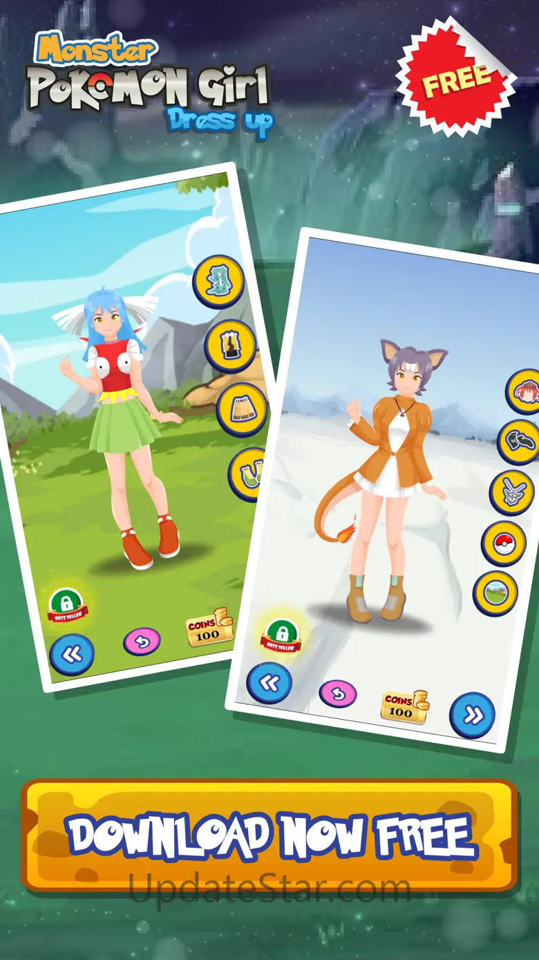 Princess Monster Girl-DressUp Game Pokemon Edition 2.0