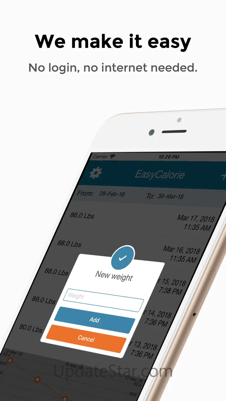 Easy Calorie - Calorie Tracker 3.8