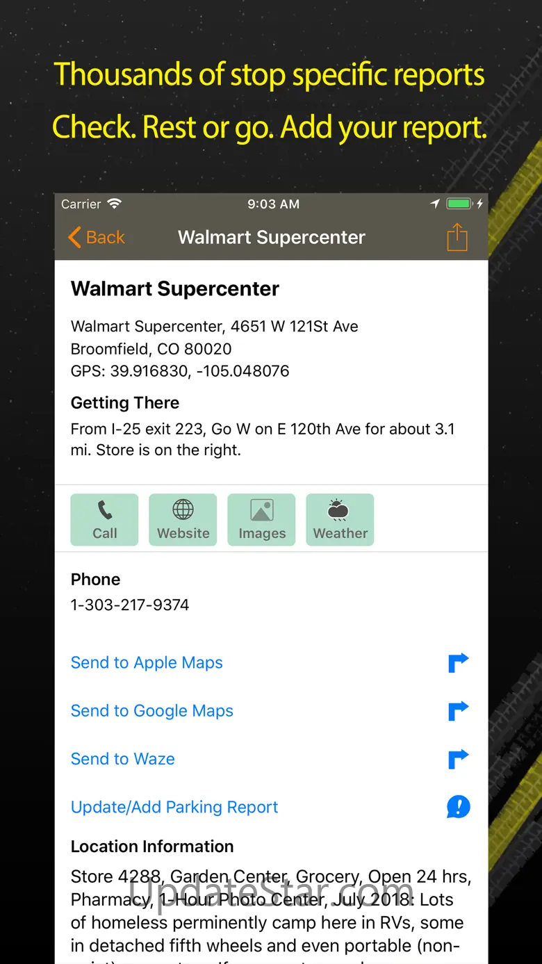 Walmart Overnight Parking 5.3.3
