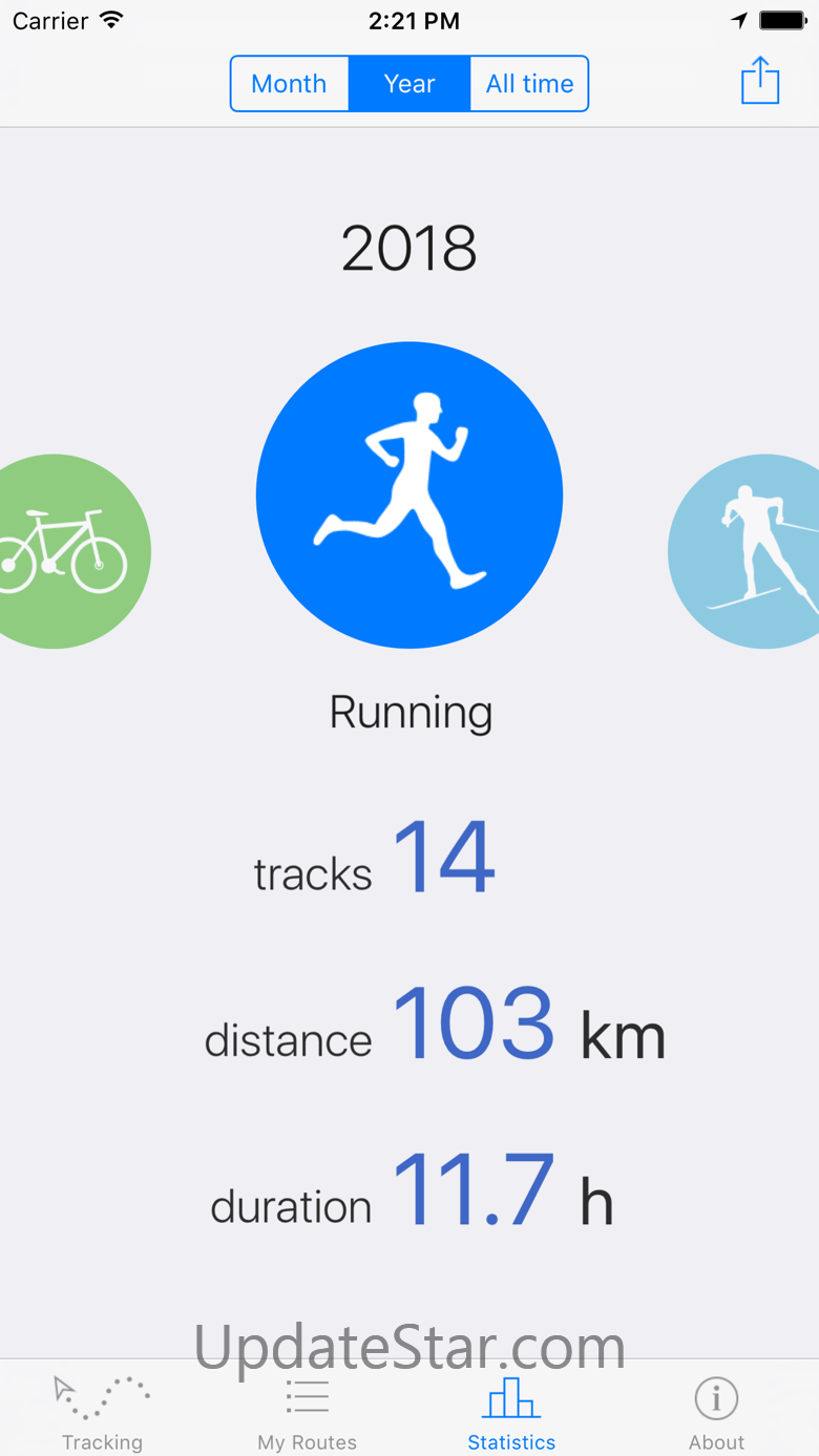 Routie ~ GPS sports tracker 2.17