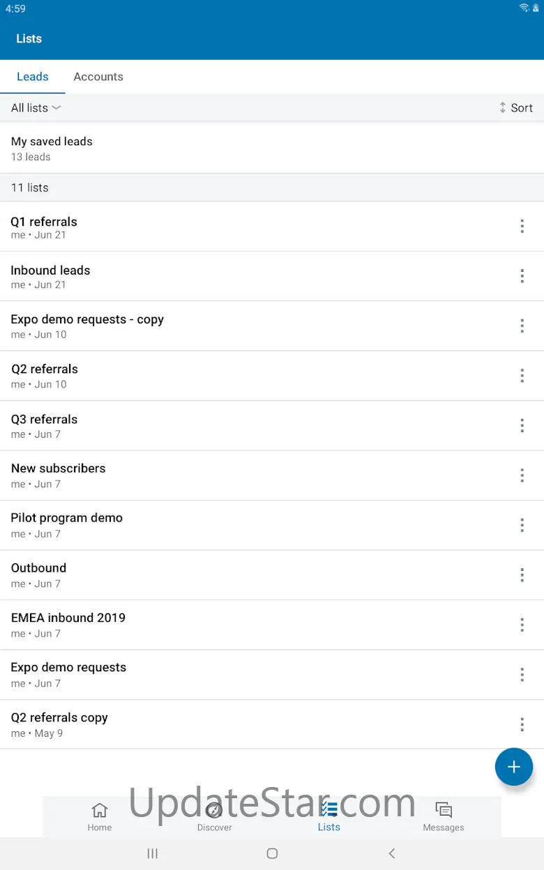 LinkedIn Sales Navigator 5.0.63