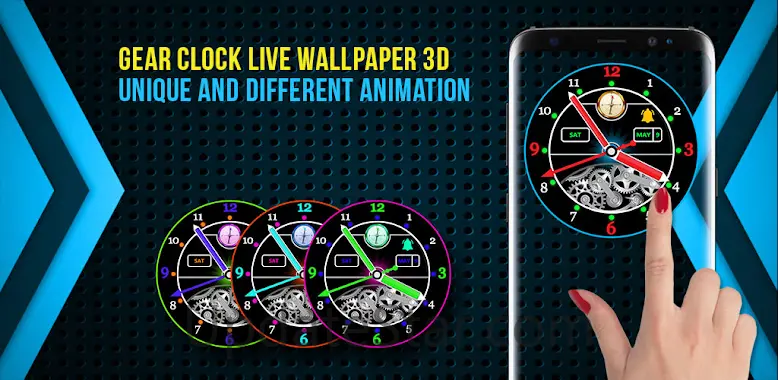 Analog Clock Live Wallpaper 3D 36.1