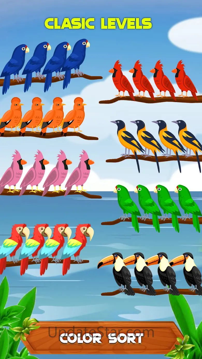 Bird Sort Puzzle Game Offline 3.8