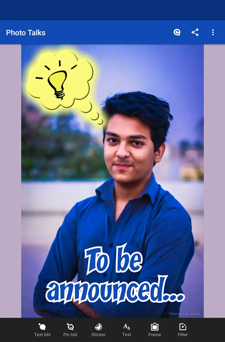 Photo talks: speech bubbles 4.21