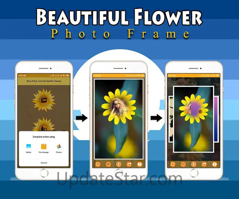 Beautiful Flower Photo Frame 2.0