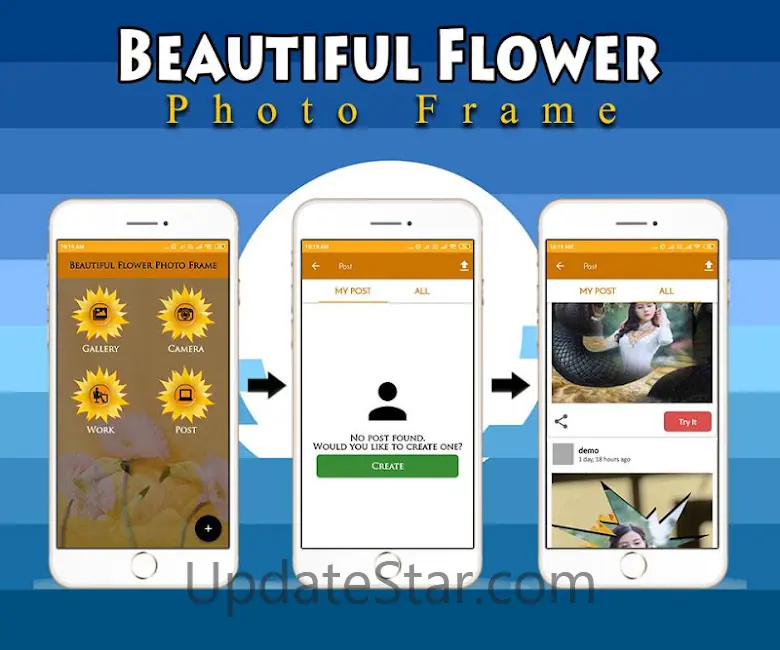 Beautiful Flower Photo Frame 2.0