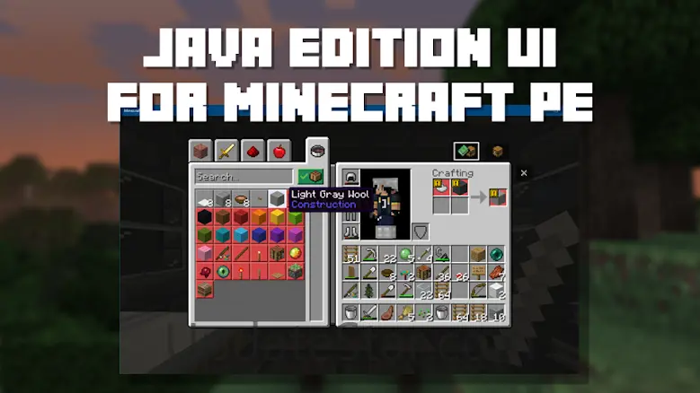 Java Edition UI for Minecraft 2.1
