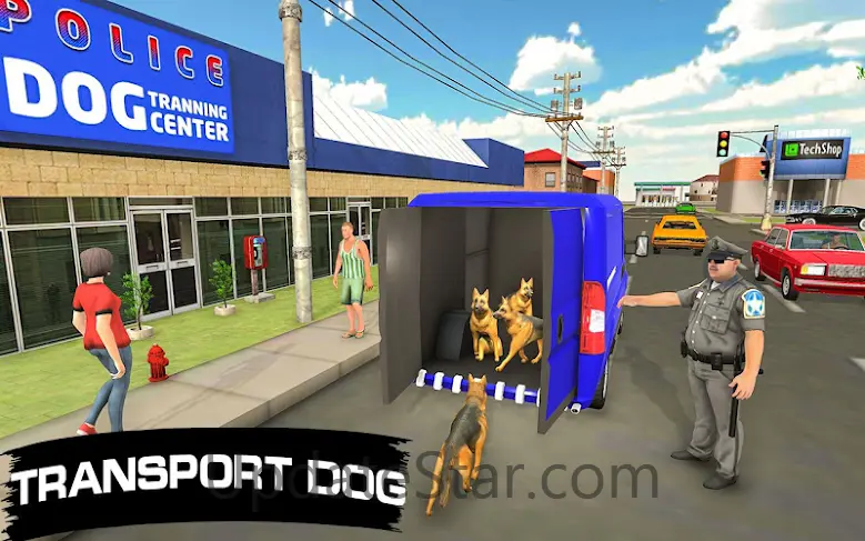 Police Dog Transport Truck 3D 1.15