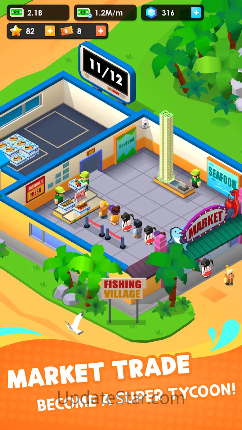 Seafood Inc - Tycoon, Idle 1.11.9