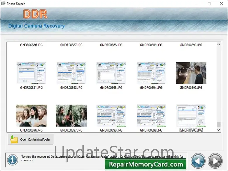 Digital Camera Data Recovery Application 8.9.2.5