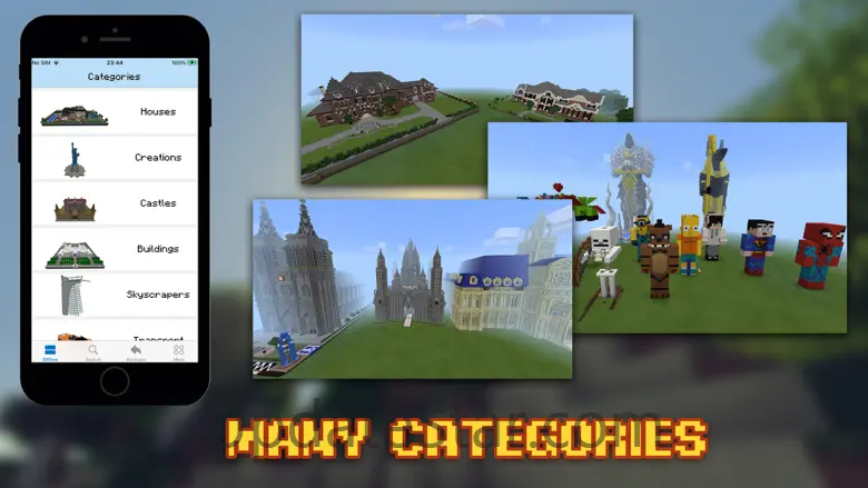Building Mod for Minecraft Map 1.2.5