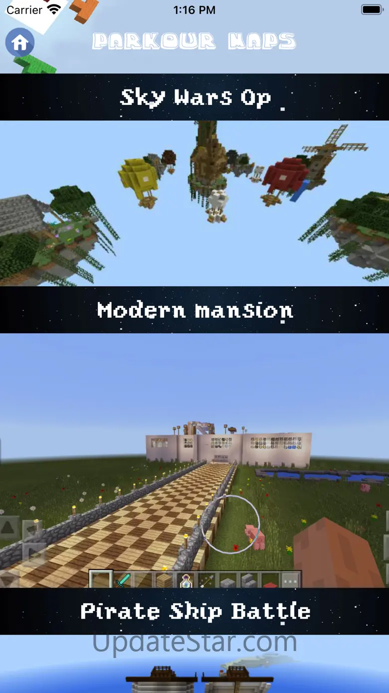 Parkour Maps Addon 1.1