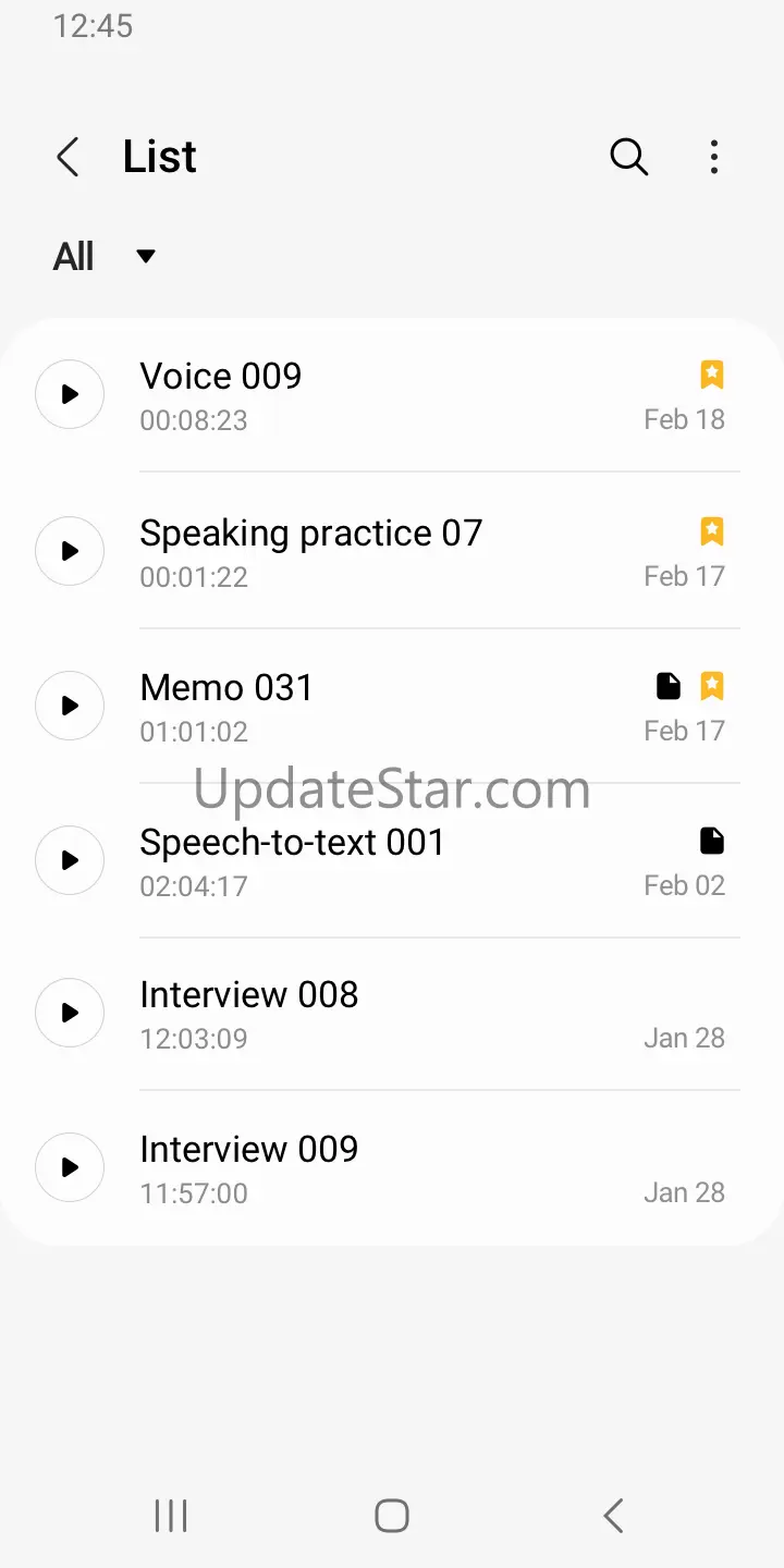 Samsung Voice Recorder 21.4.10.19