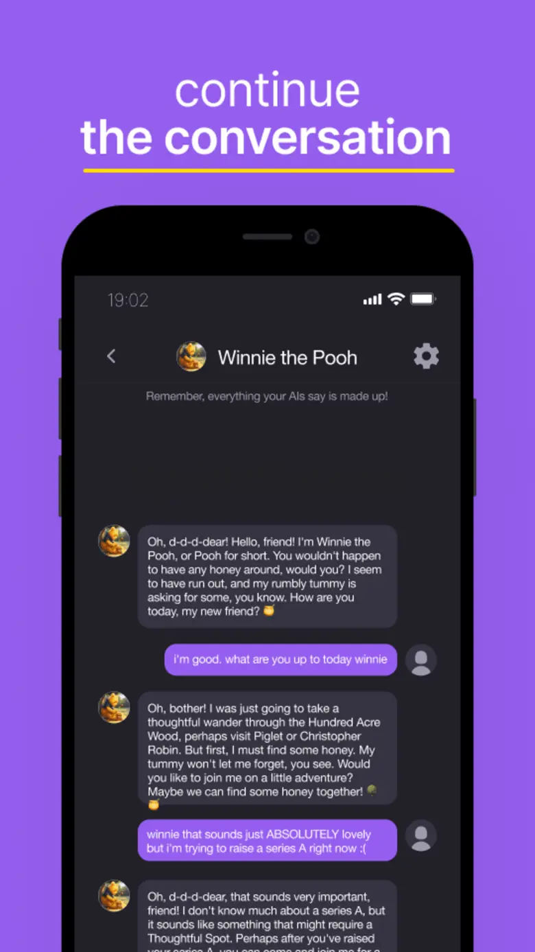 status - chat with your favs 1.15