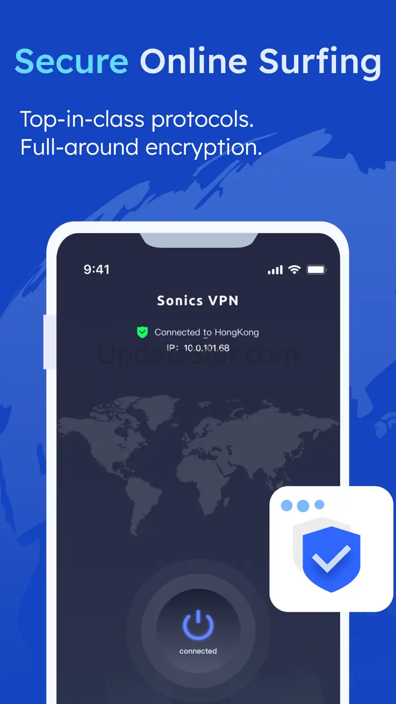 Sonics VPN: Fast & Private 4.1