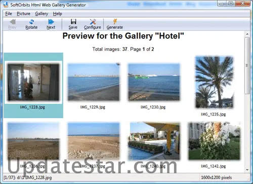 Html Web Gallery Creator 1.3.8