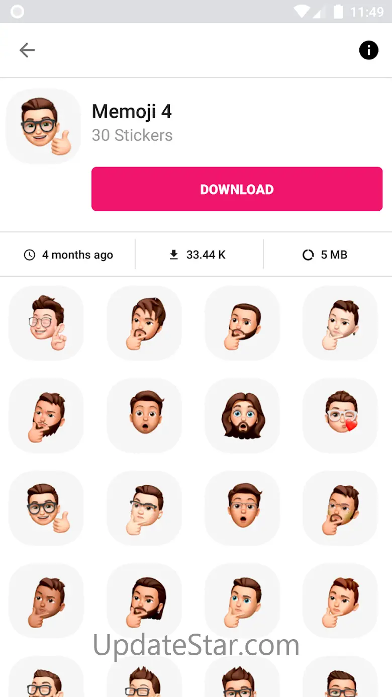 3D Emojis Stickers - WASticker 2.81