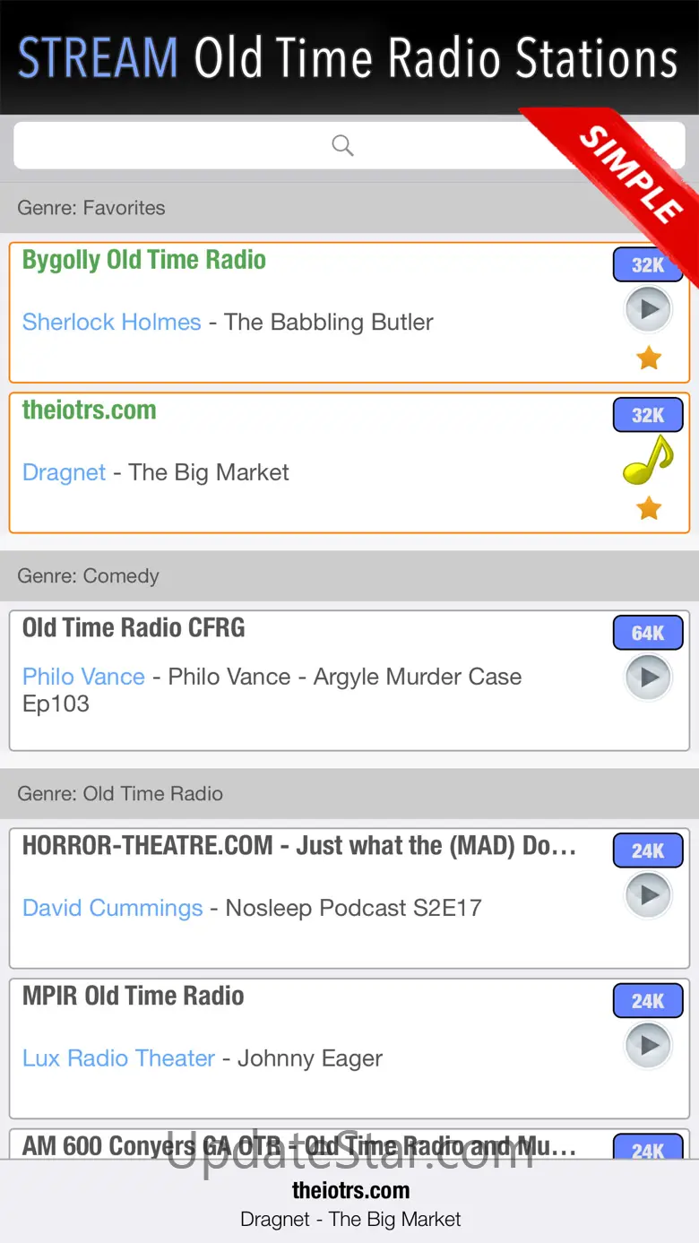Old Time Radio Streamer 1.3.7