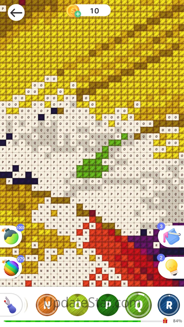 Cross Stitch: Color by Letters 1100346