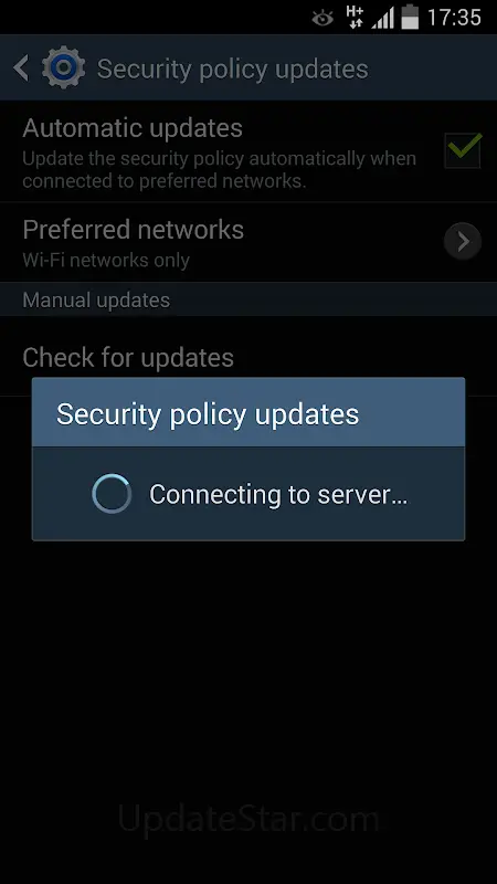 Samsung Security Policy Update 6.1.01