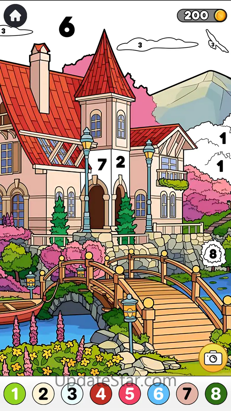Christmas Coloring By Numbers 3.8