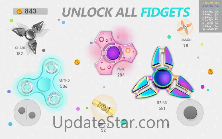 Realtime Fidget Spinner Games 201.1