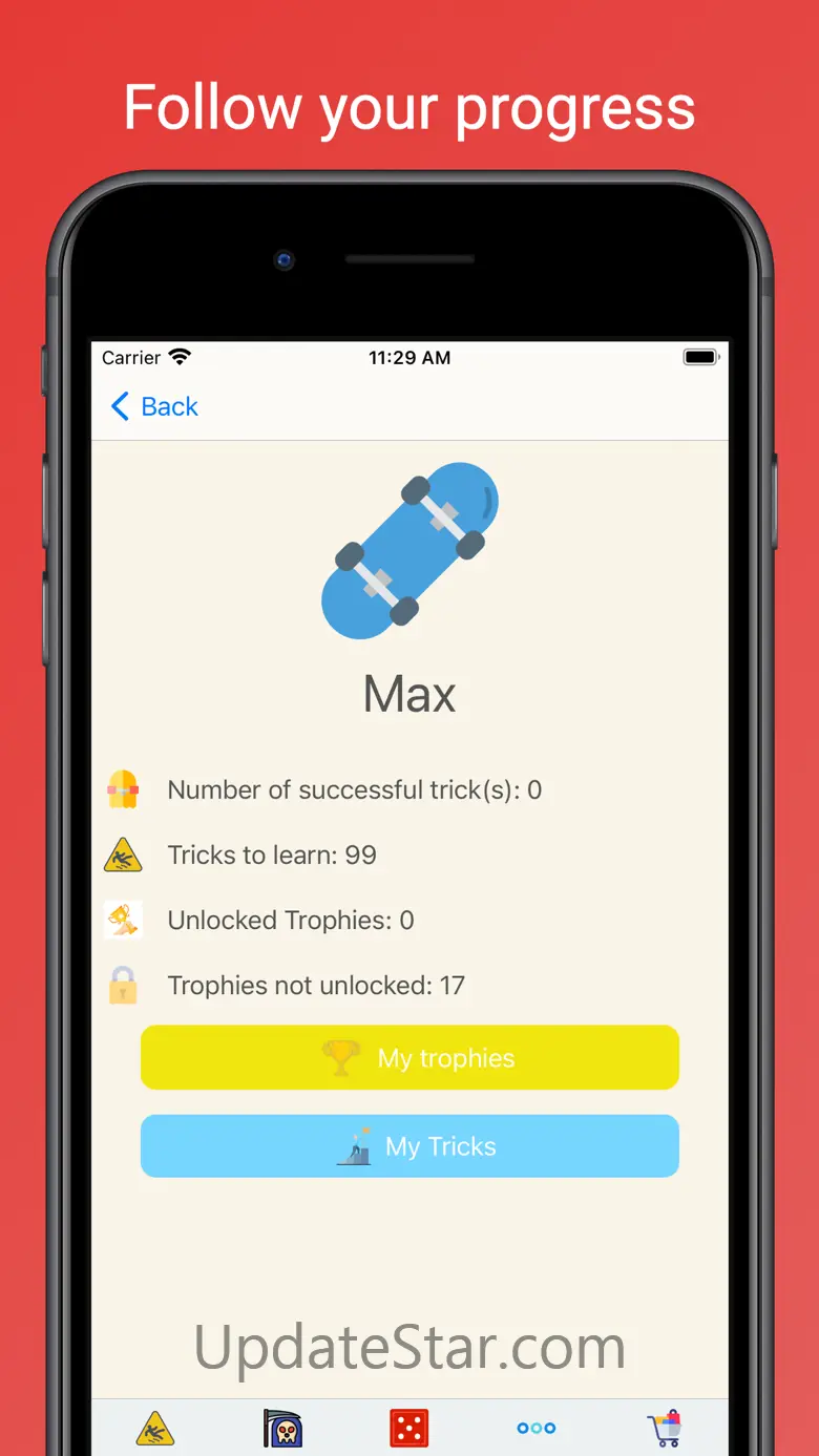 Skate Tricks:Guide & Challenge 5.5