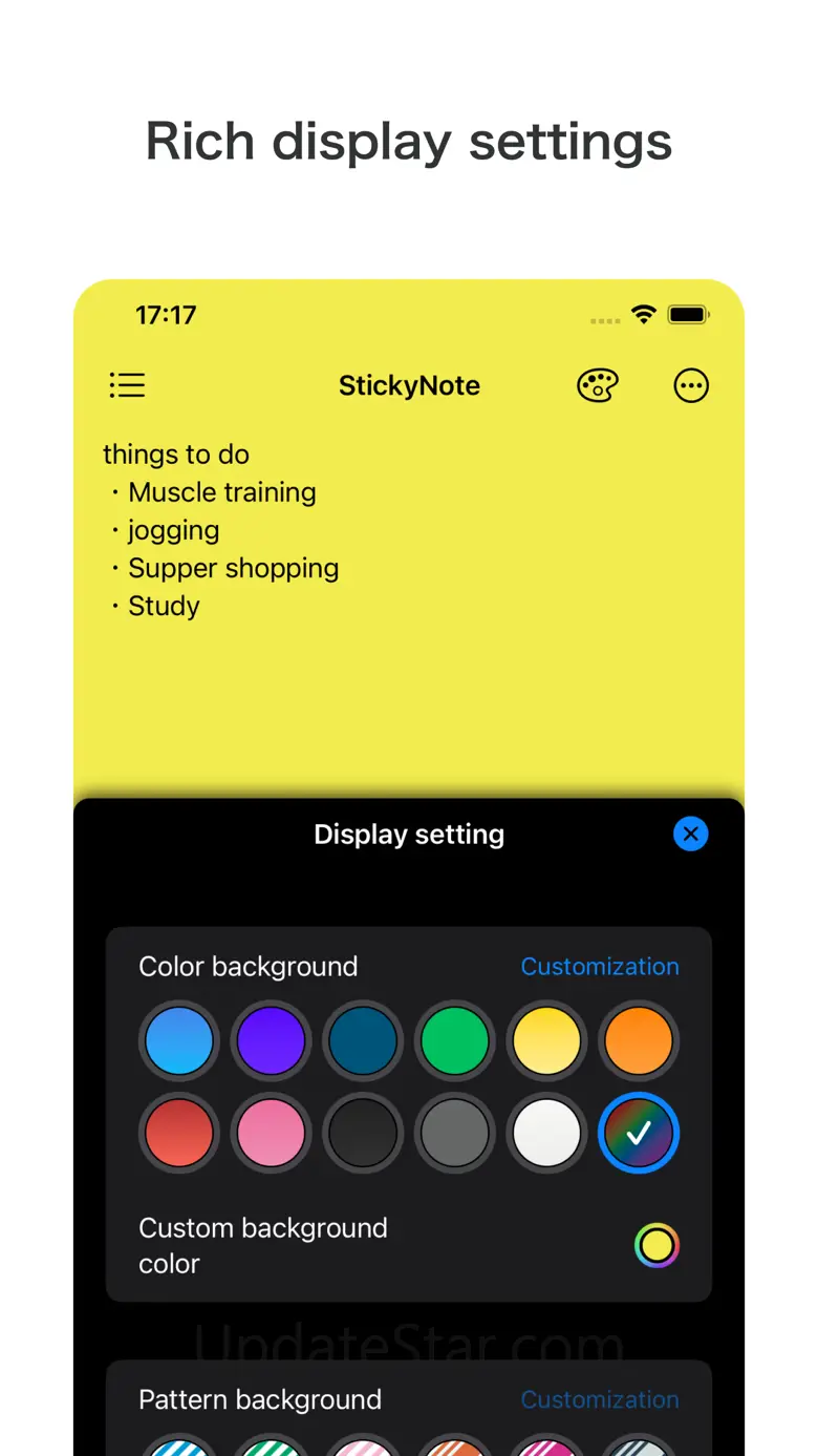 Home screen notepad StickyNote 3.0.14