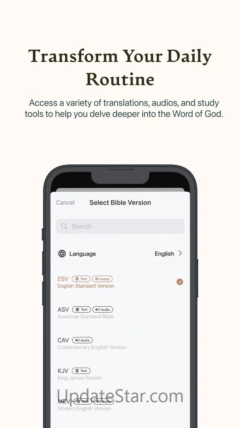 Holy Bible † 2.9