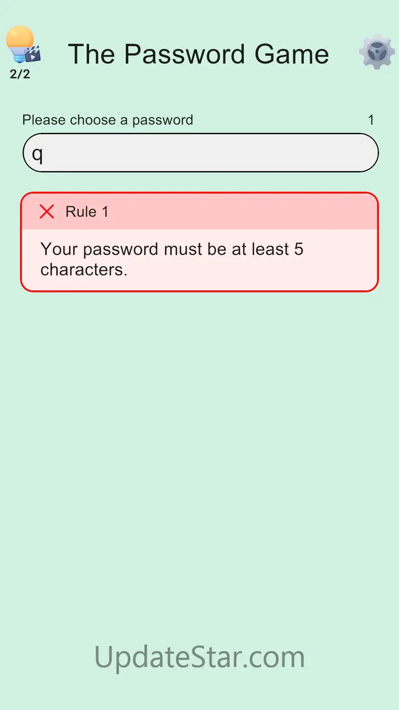 Password Game: IQ Challenge 2.4