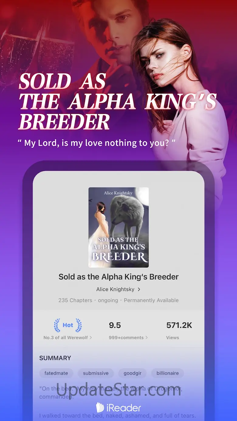 iReader-Novels, Romance Story 10.8.63
