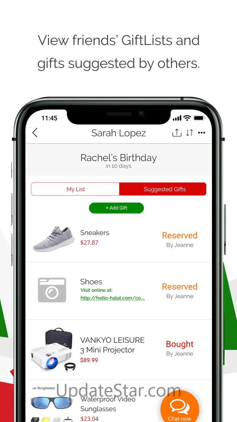 GiftList – A Gift Tracking App 4