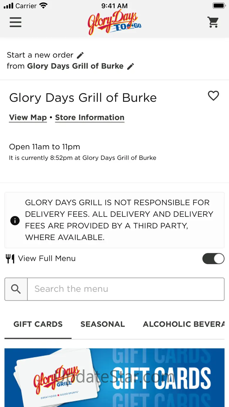 Glory Days Grill To Go 2.1