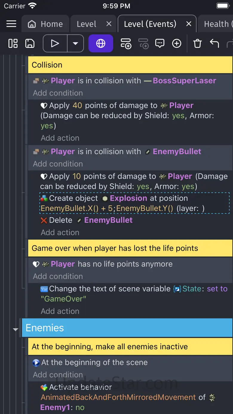 GDevelop - game maker 1.0.84