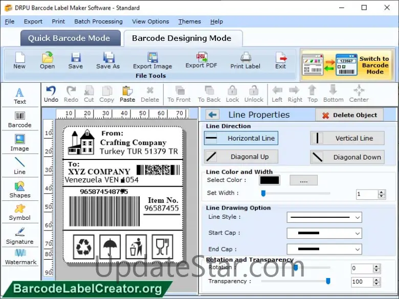 Barcode Creator Standard Edition 9.4.2.5