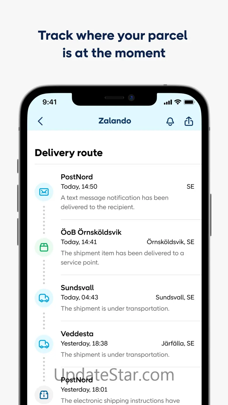 PostNord - Track your parcels 8.46