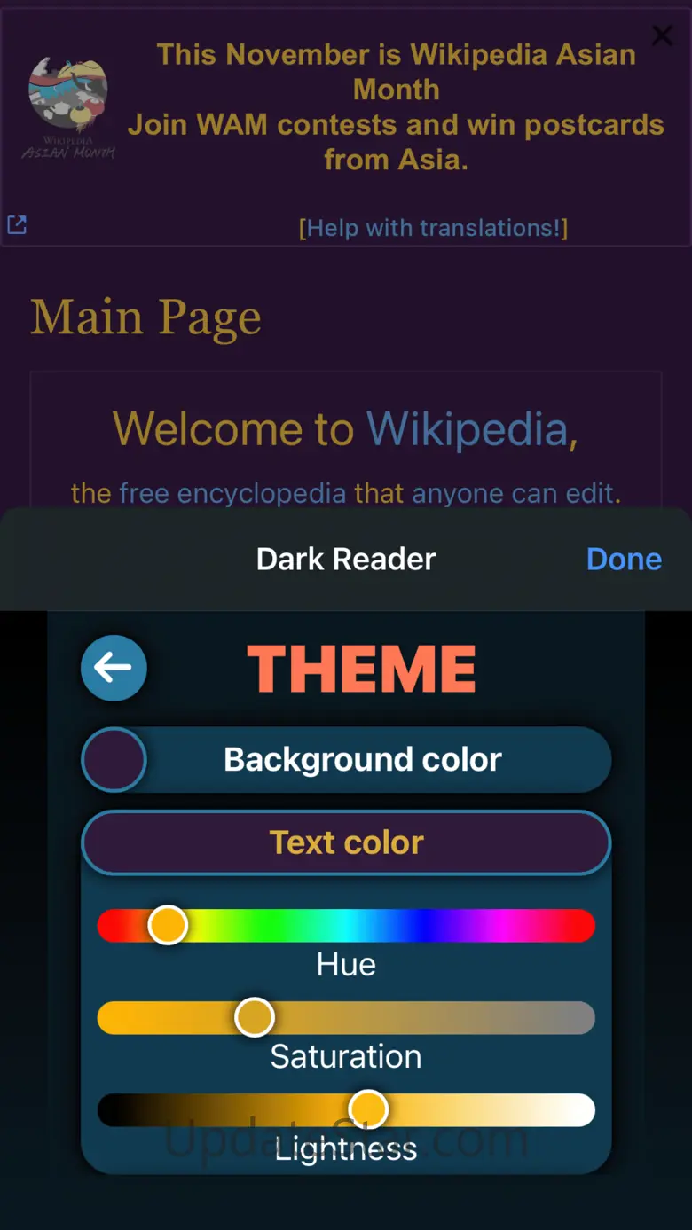 Dark Reader for Safari 1.5.0