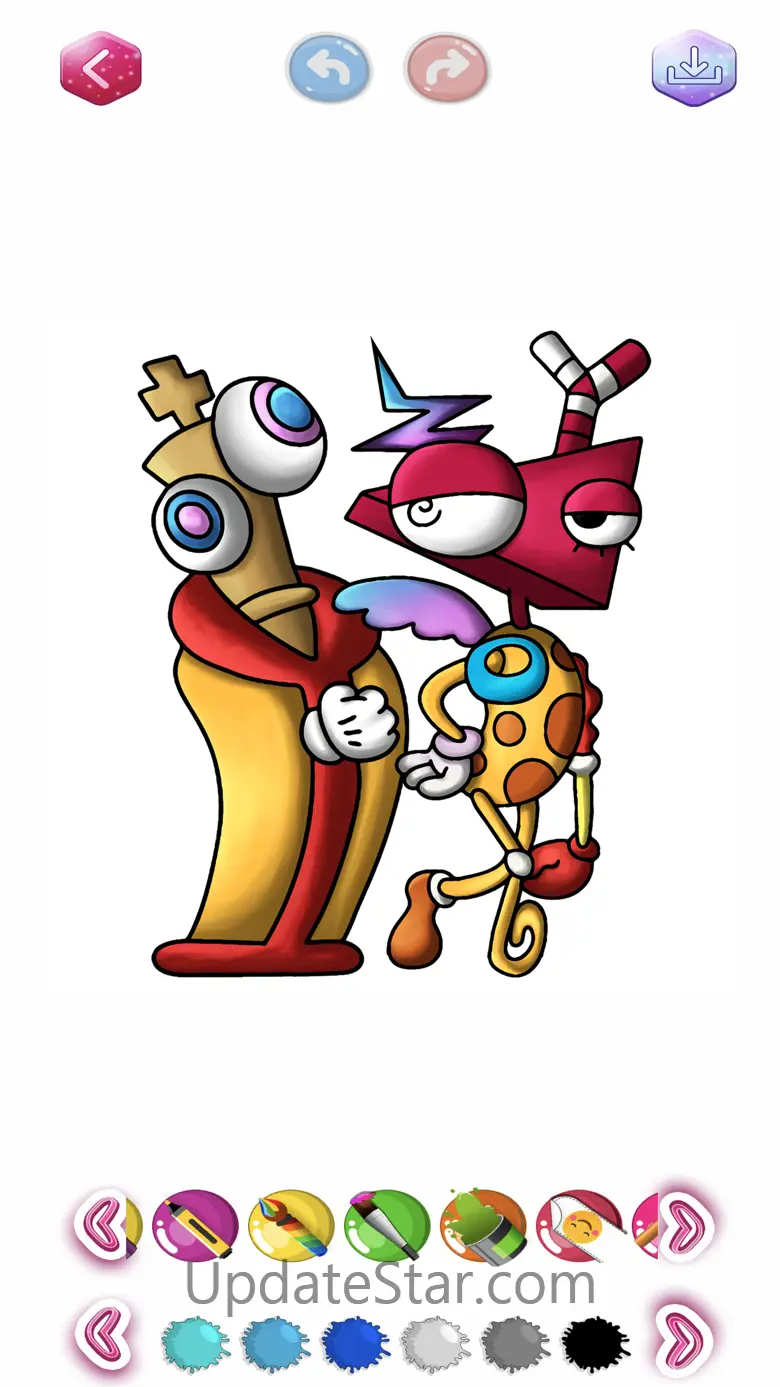 Digital Circus Coloring Book 4.4