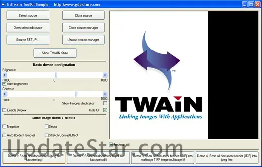 GdTwain Pro SDK Twain ActiveX  Control 14.0.33